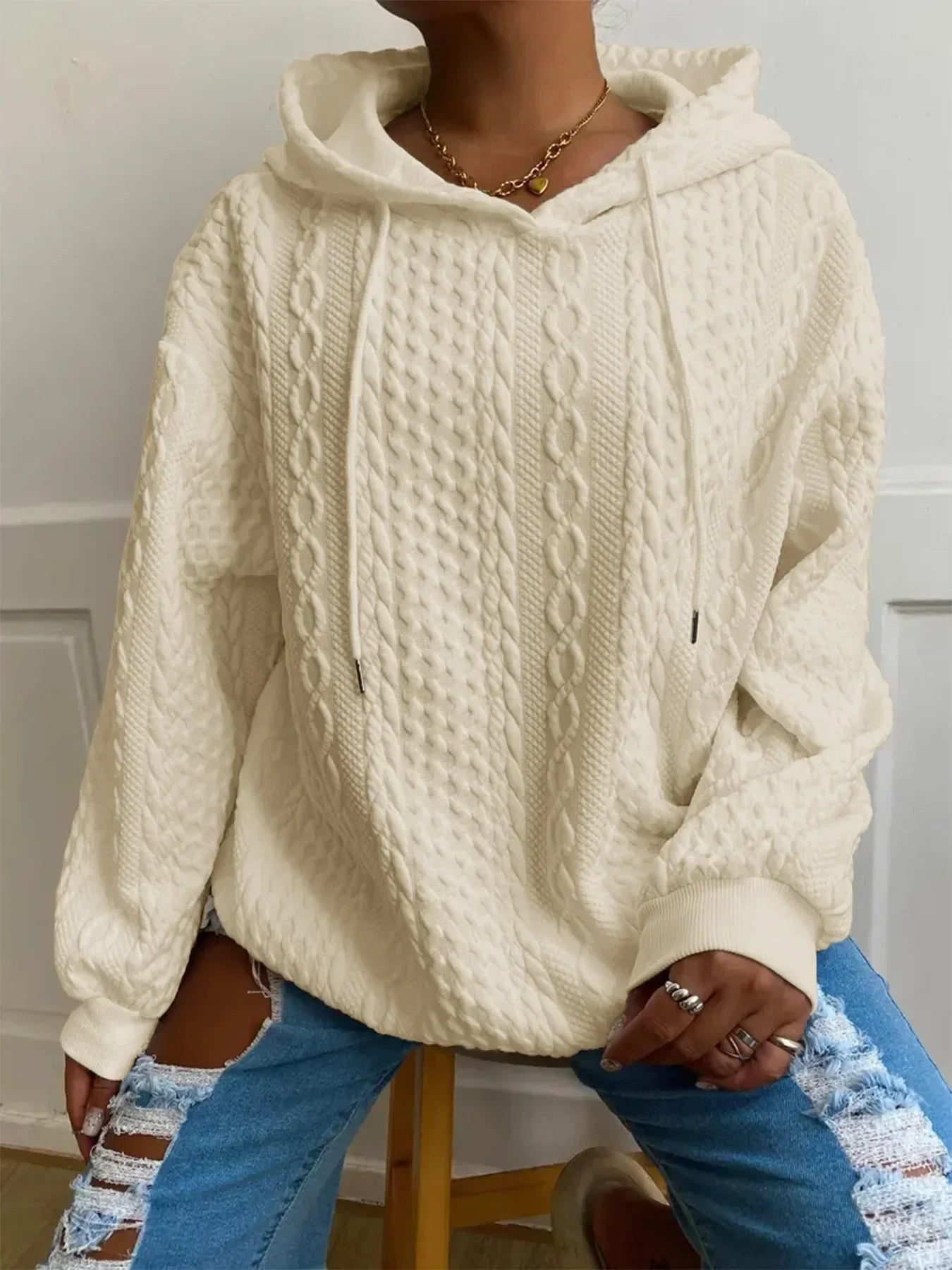 Sweat à Capuche Féminin Hiver Doux