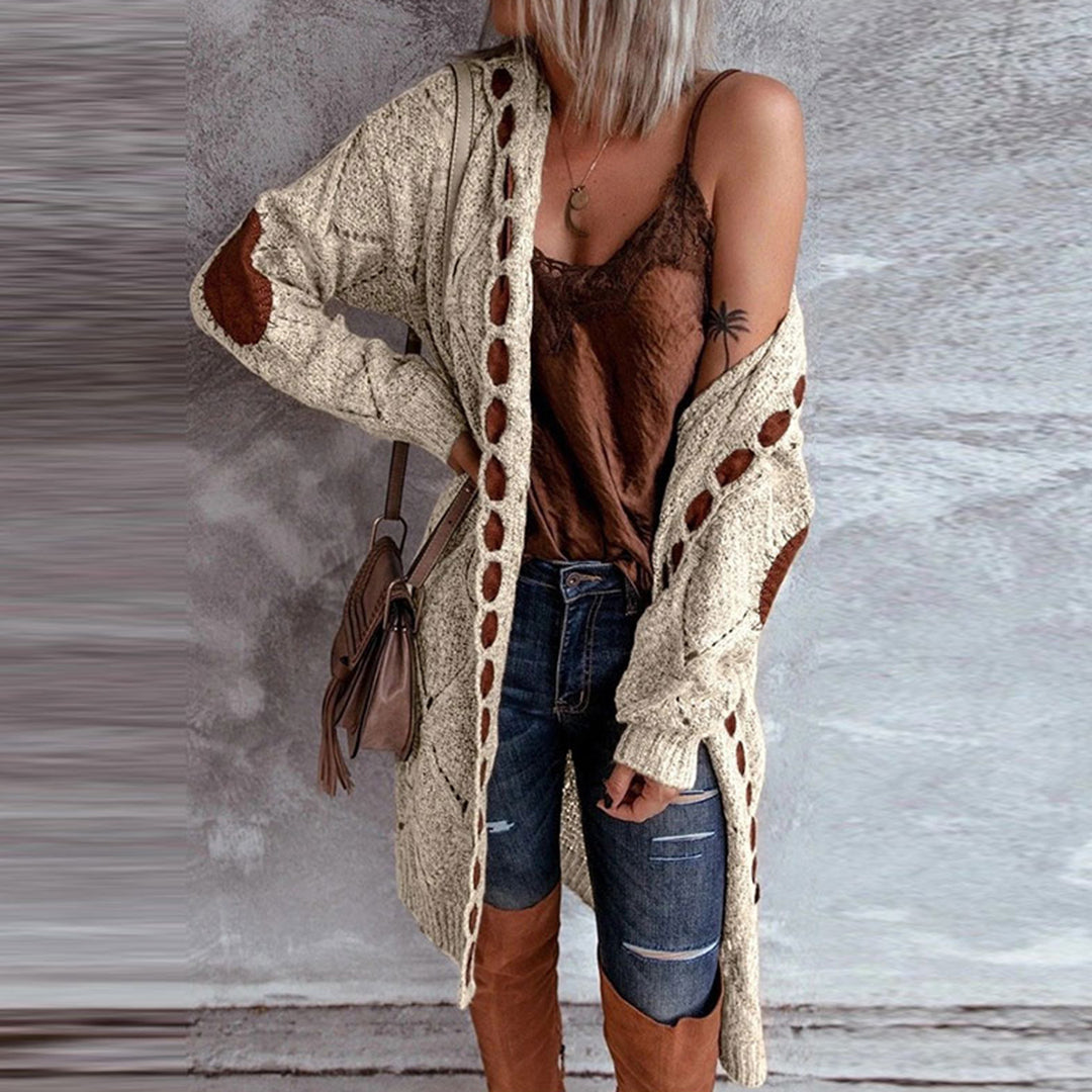 Gilet Élégant Manches Longues Pour Femme Mi-Saison