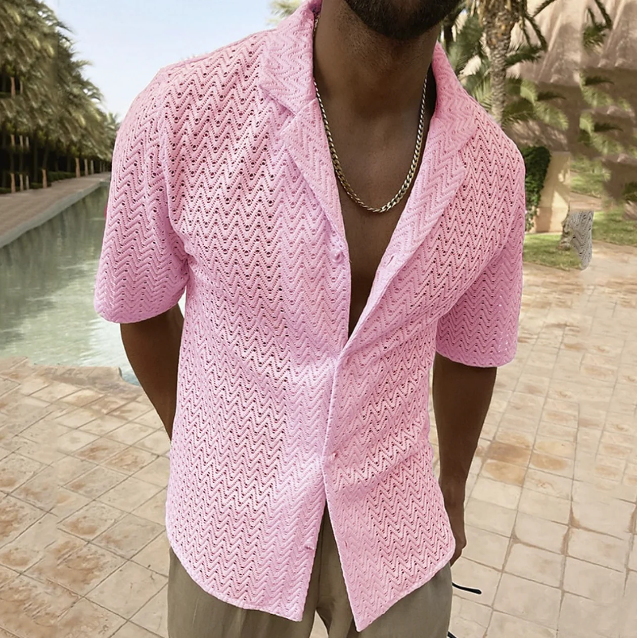Chemise Homme Été Légère et Décontractée
