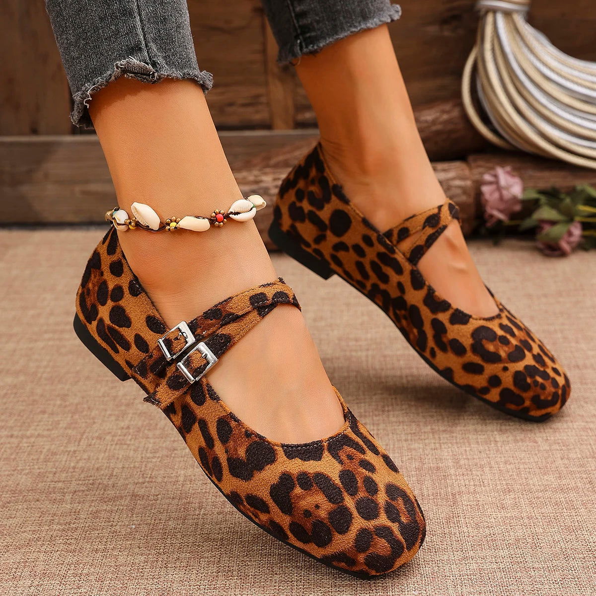 Ballerines Élégantes Femmes - Chaussures Décontractées à Semelles Confortables