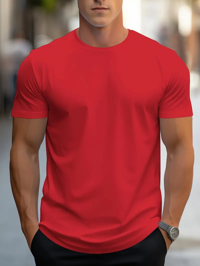 T-shirt Homme Blanc Décontracté