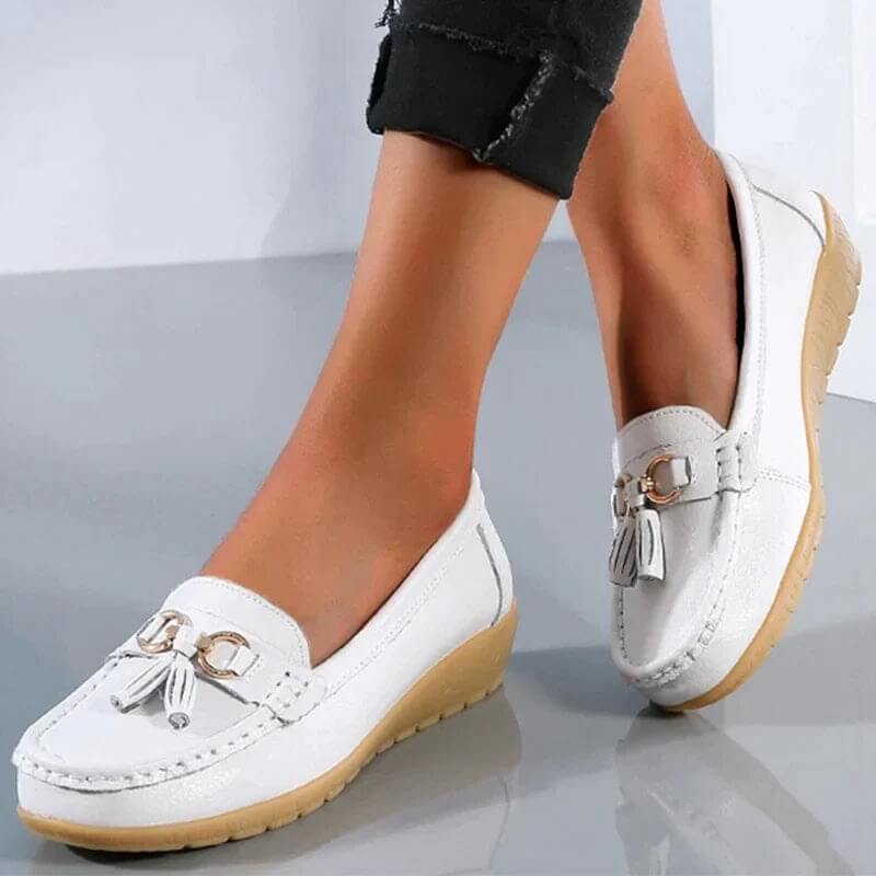 Mocassins Femmes Cuir Confortable