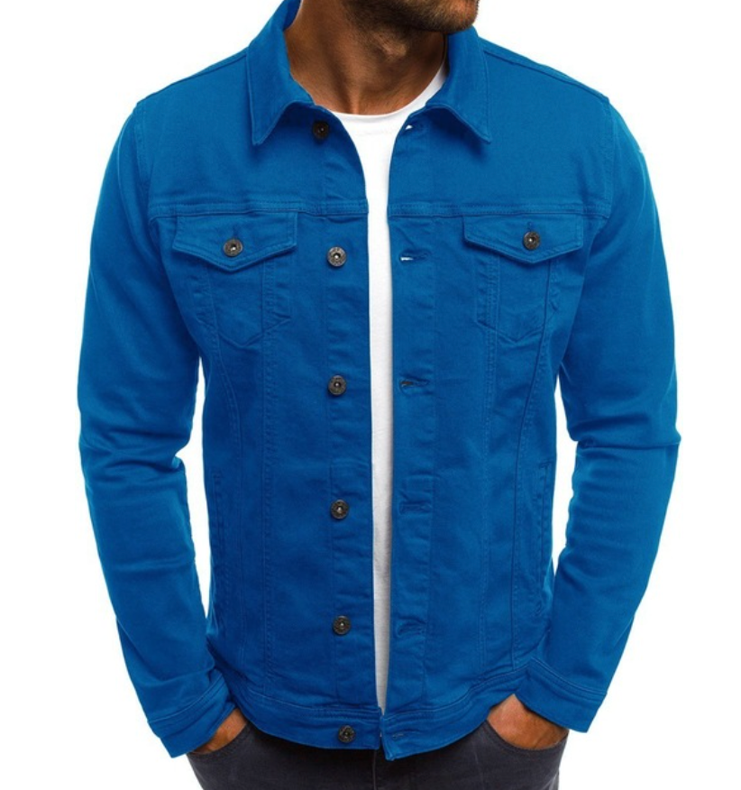Veste Court Homme avec Poches et Fermeture Éclair pour Printemps