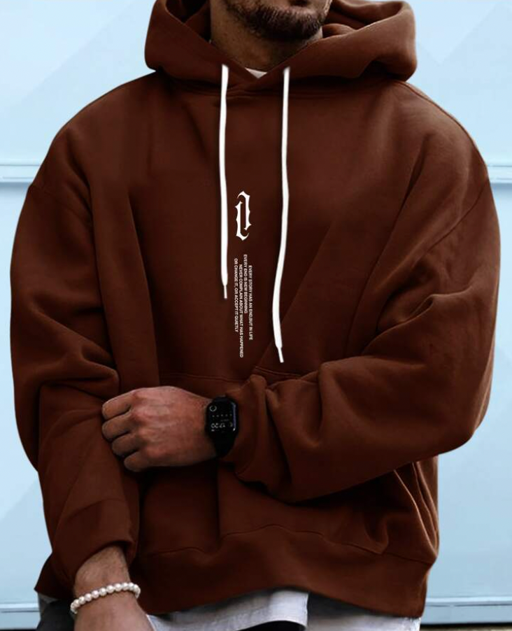 Sweat À Capuche Graphique Pour Homme | Parfait Pour Le Sport En Plein Air
