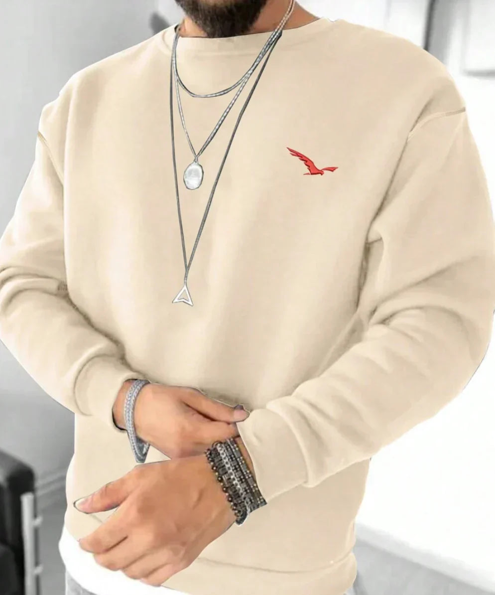 Pull Homme Col Rond Classique pour Automne