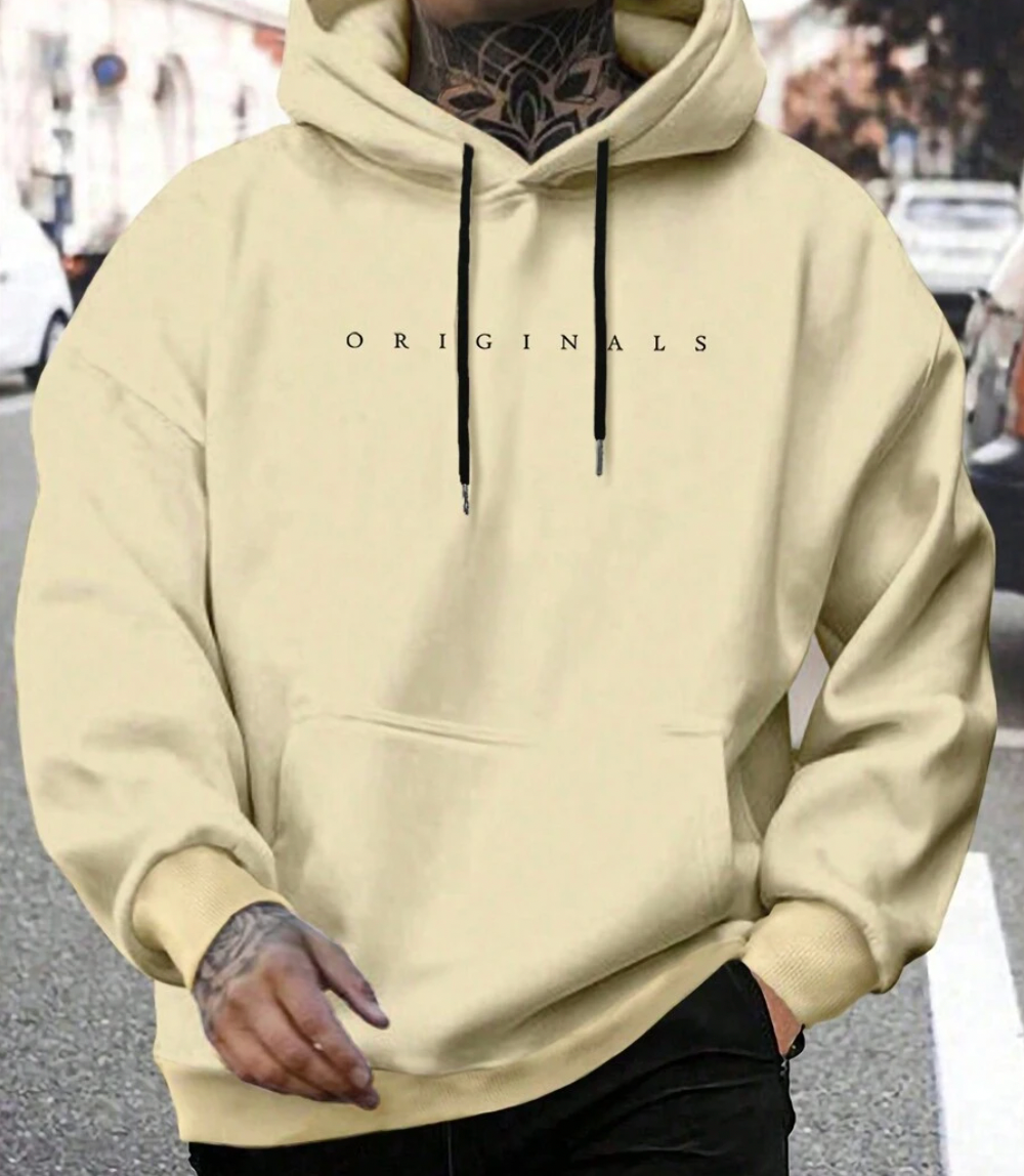 Sweat à Capuche Noir Homme Stylish