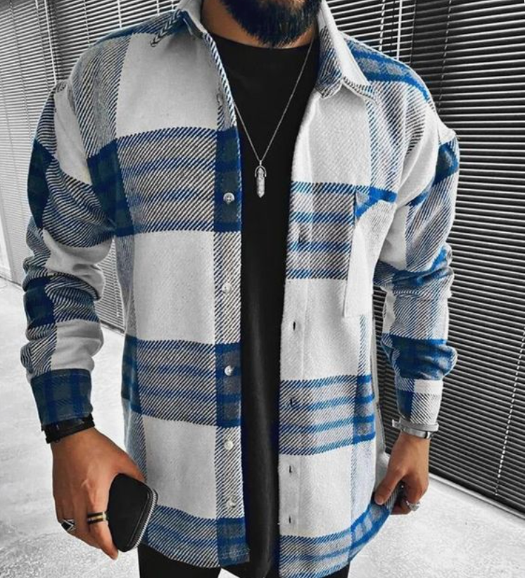 Chemise Flanelle Homme Hiver Confortable