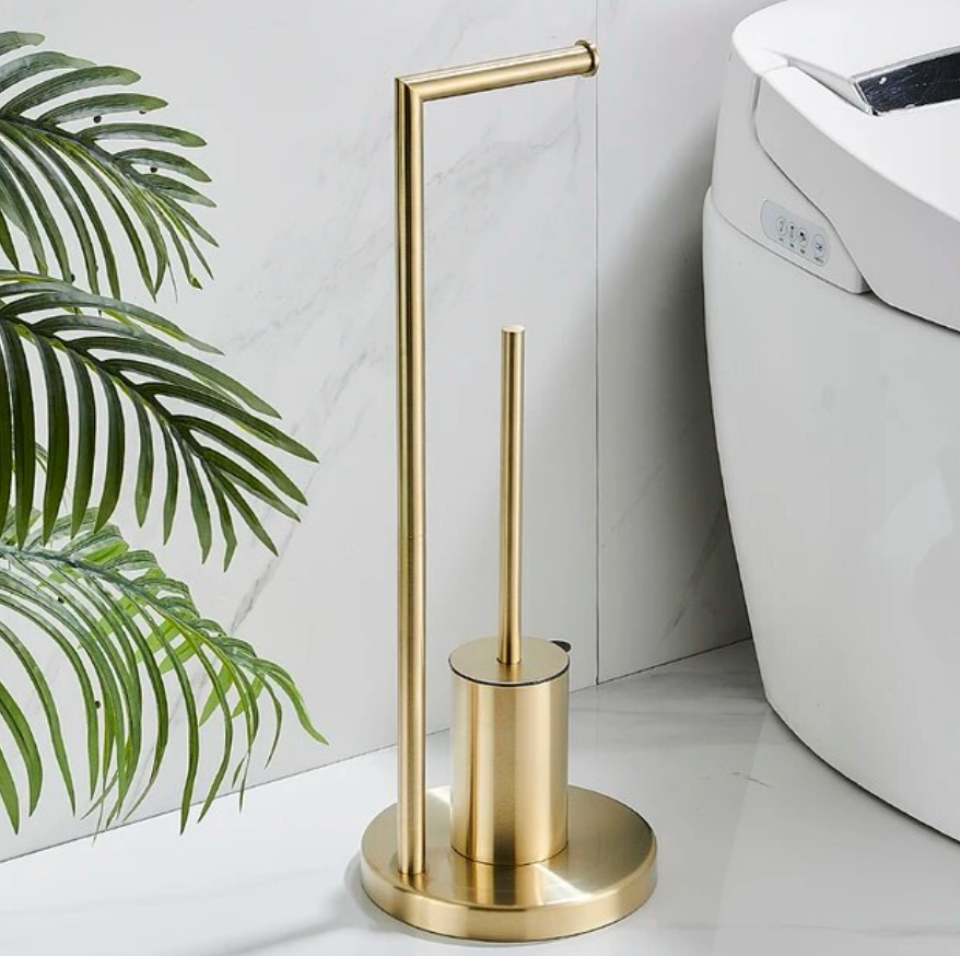 Support de Papier Toilette Design avec Brosse Intégrée