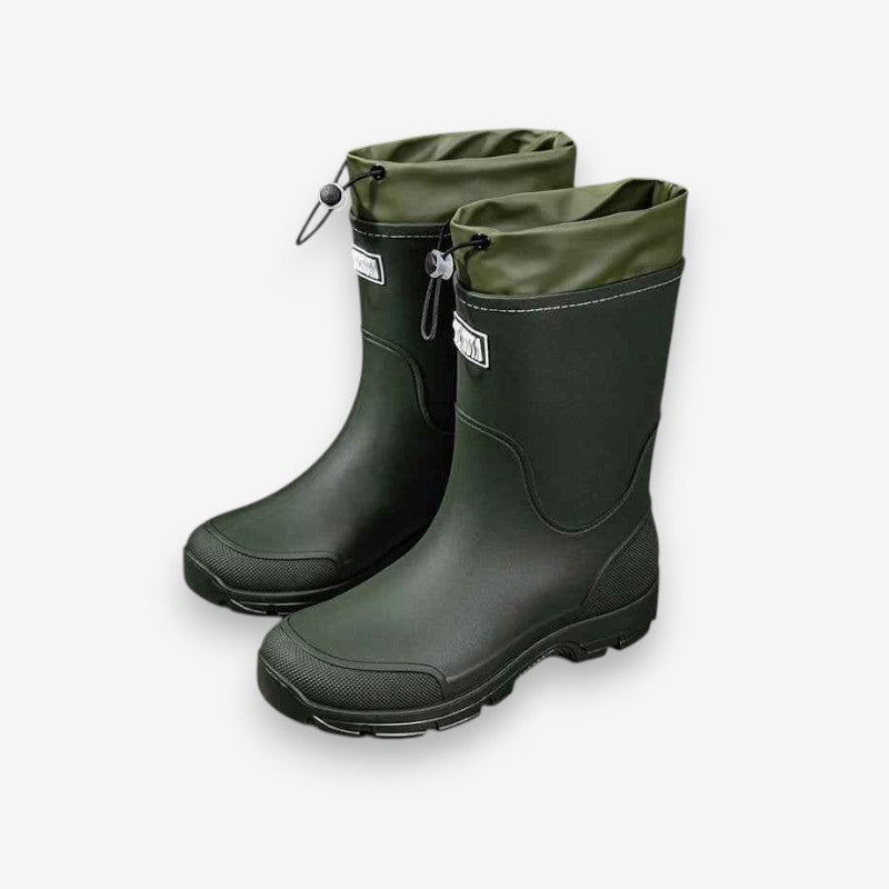 Chaussures Hautes Femme à Bout Arrondi avec Semelle Grip
