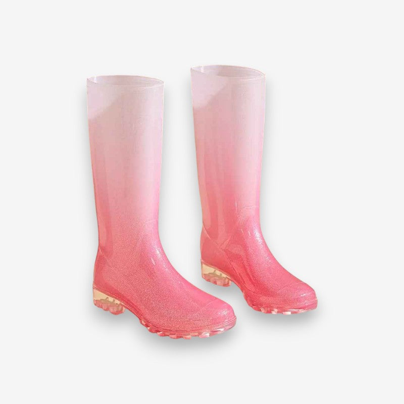 Chaussures Hautes Femmes Bout Rond et Semelle Gripte - LuxeStyle
