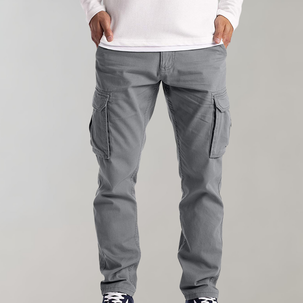 Pantalon Cargo Sport Homme - Pantalon droit avec poches pratiques