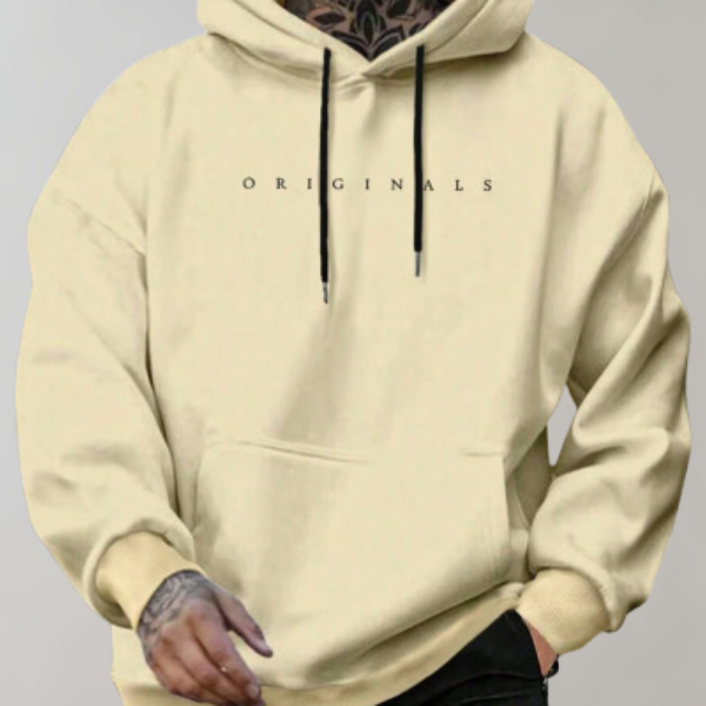 Sweat à capuche confortable avec manches longues et poches
