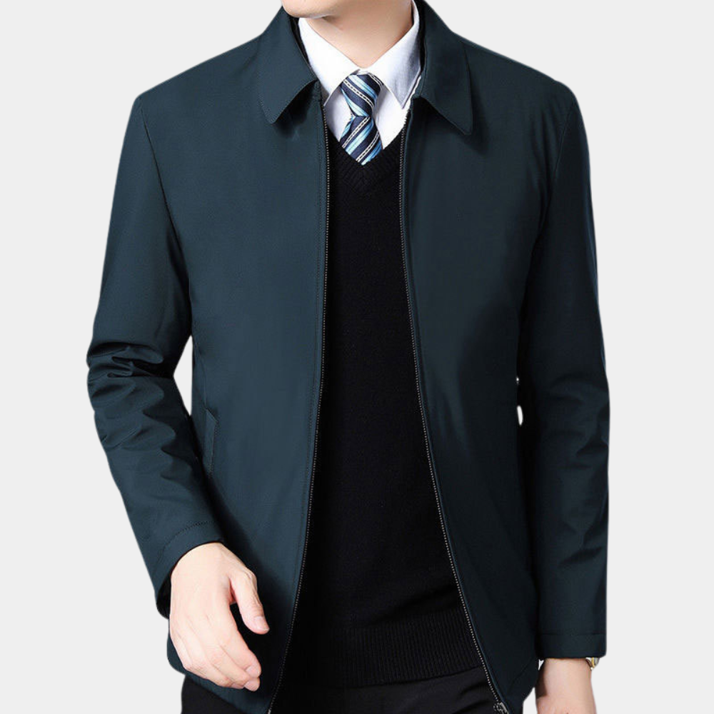 Veste Homme Chic Zippée - Vêtement Décontracté Élégant