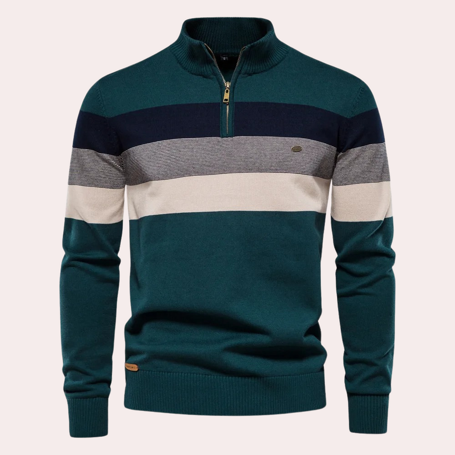 Pull à Rayures Classique pour Homme