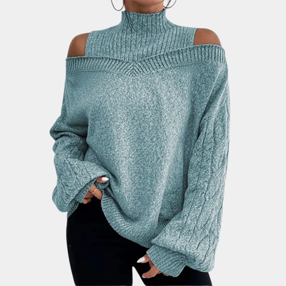 Pull Col V Femme Confortable pour Tous les Jours