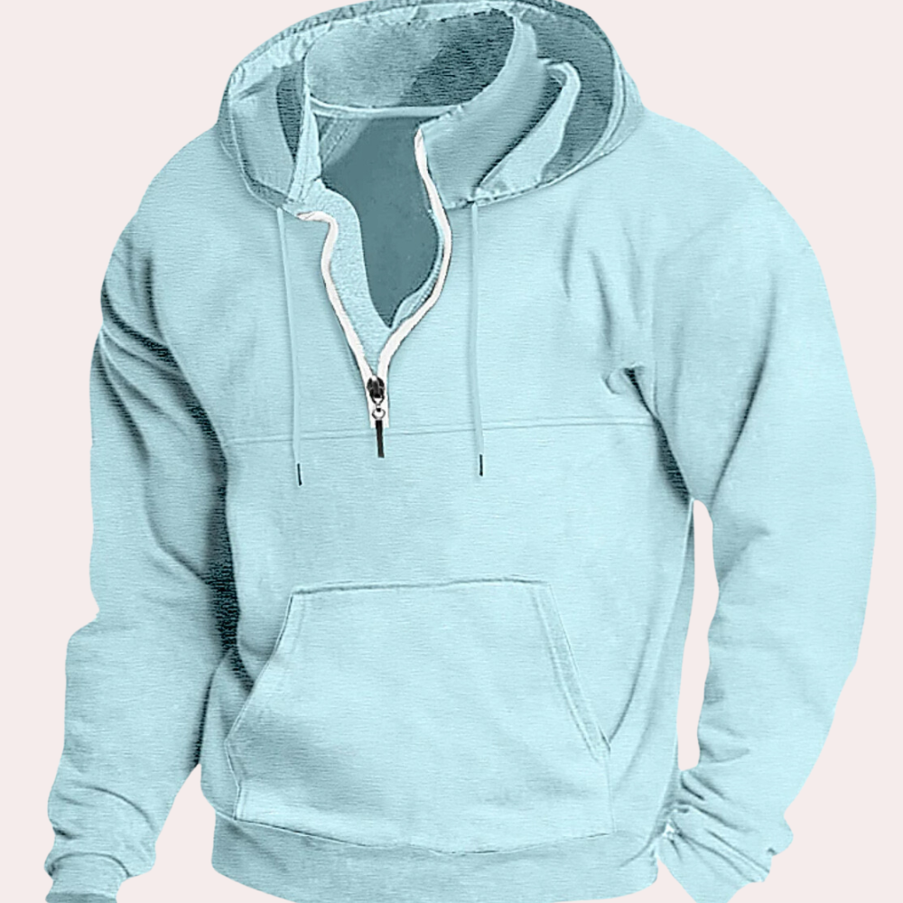 Sweat Capuche Zippé Confort Pour Homme