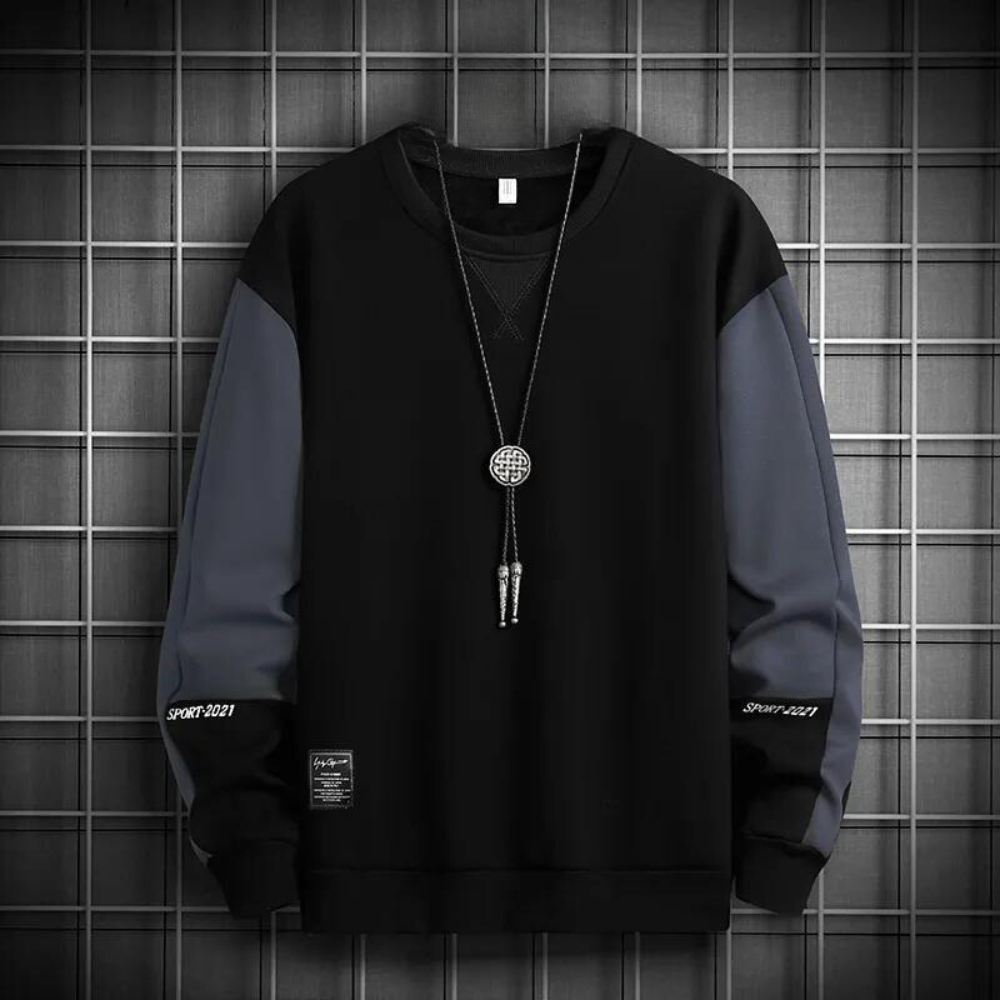 Alexandro - Sweat à Contraste de Couleurs pour Hommes