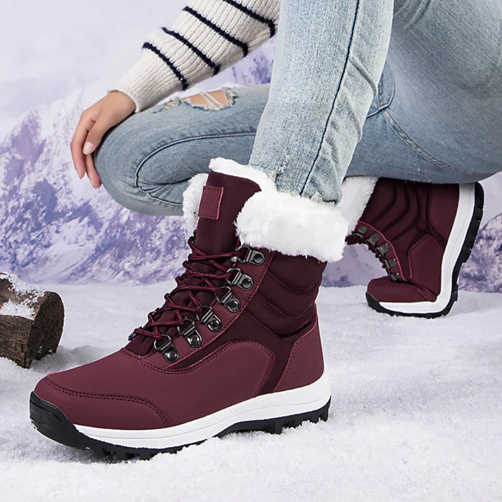 Bottes Hiver Doublure Fourrure et Semelle Grip