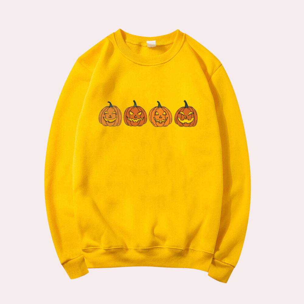 Afra - Pull Citrouille Halloween