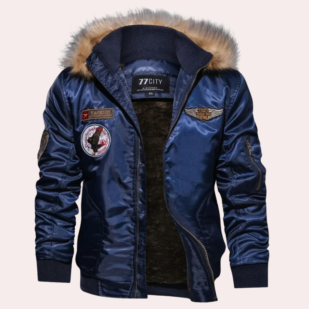 Veste Hivernale Homme avec Capuche Chaude