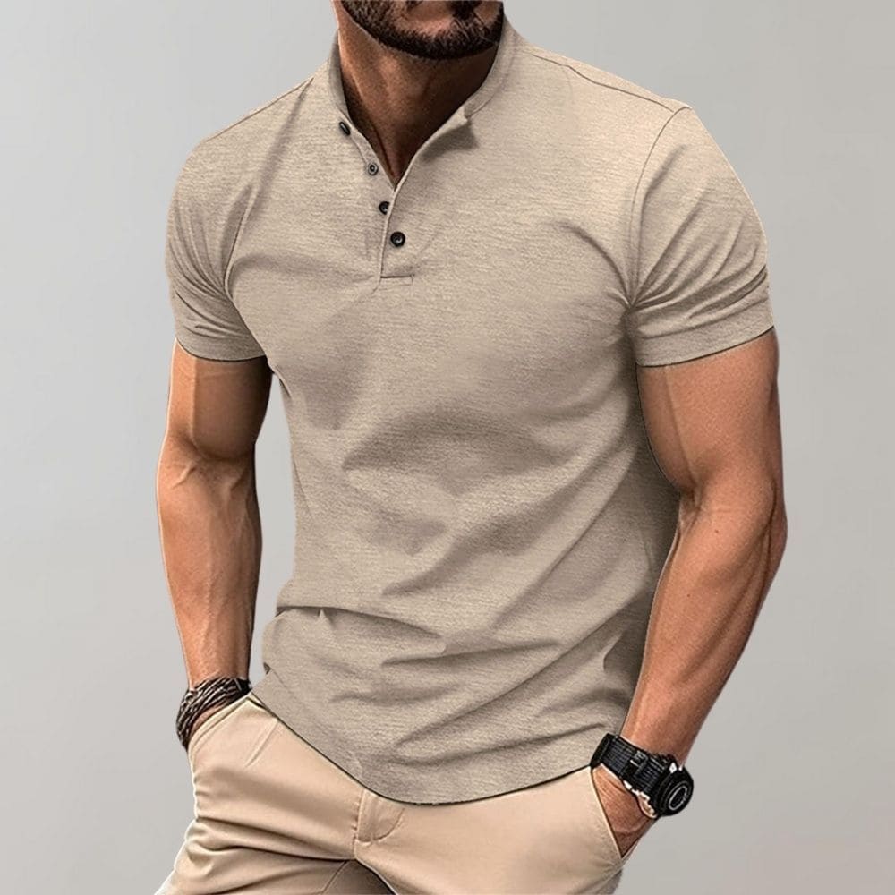 Chemise Polo Relaxe à Manches Courtes