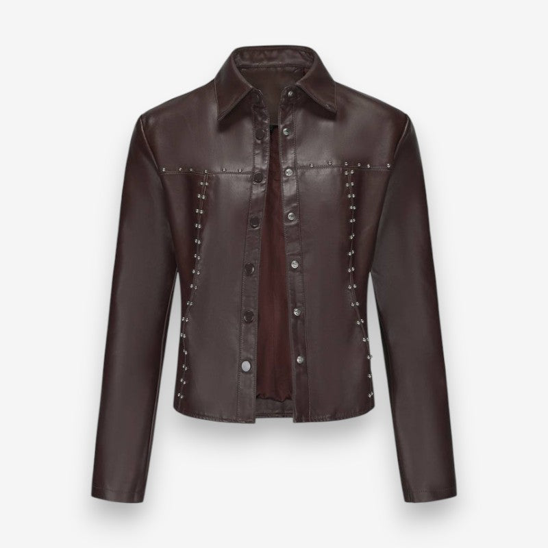 Veste Femme Classique à Manches Longues et Col Reversible