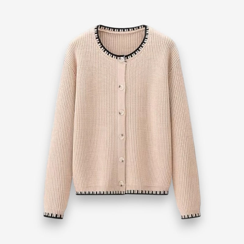 Cardigan Féminin Manches Longues Boutons - LuxeStyle