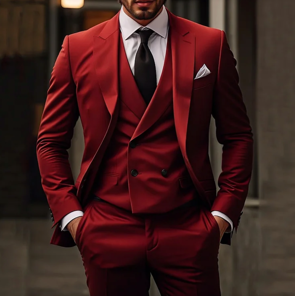Costume Homme Élégant 3 Pièces