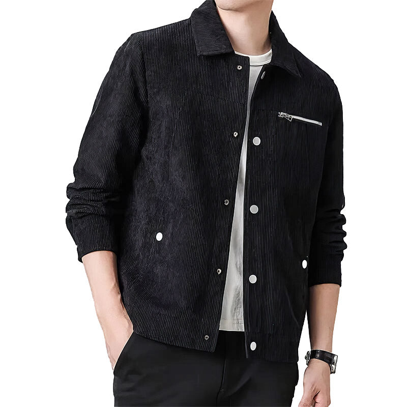 Cordedge™ – Veste Homme Sportive Élégante en Cordon Légère et Confortable