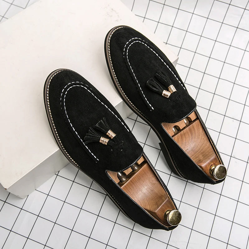 Mocassins de Mariage Chic Pour Homme À Détails Brodés