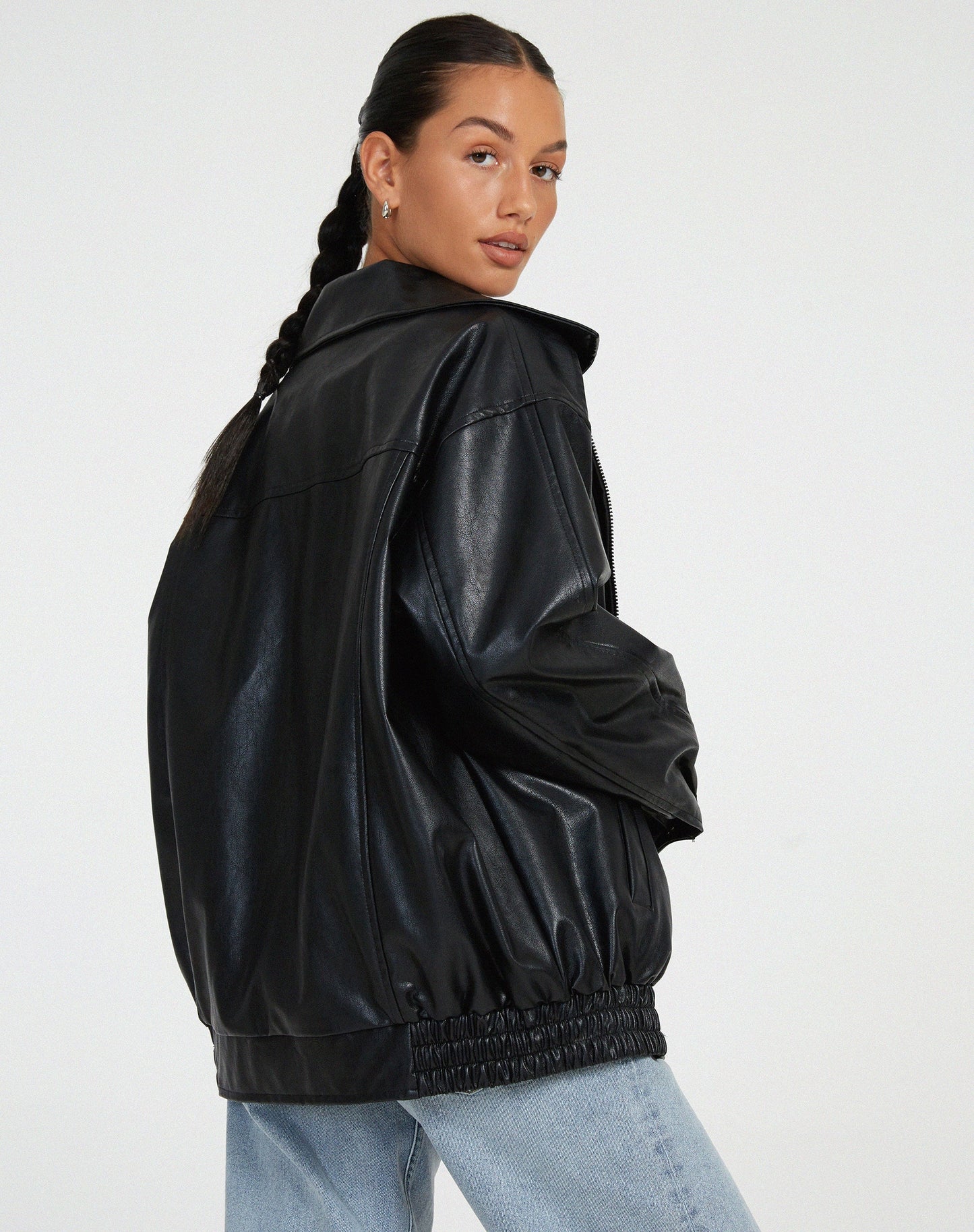 Veste oversize féminine rétro