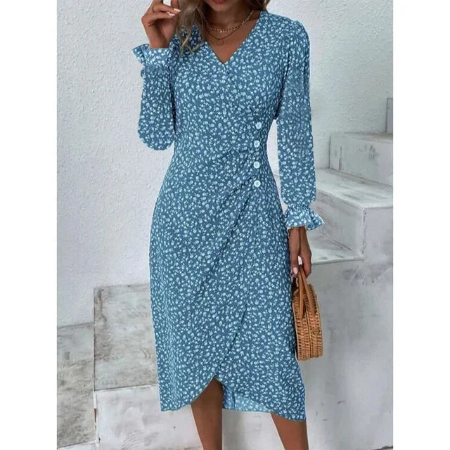 Isabelle™ – Robe Longue Femme Élégante en Tissu Léger et Respirant