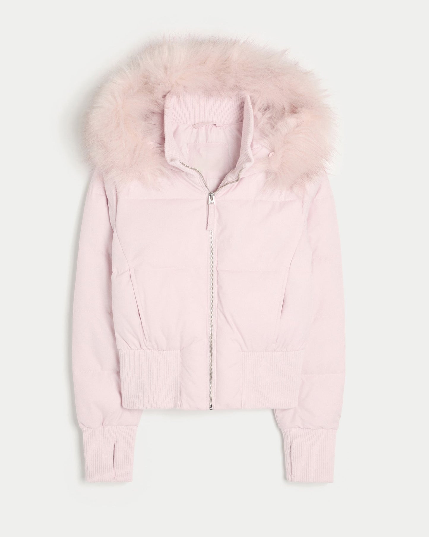 Manteau Femme Élégant Hiver - Veste Chaud avec Capuche et Col en Fourrure