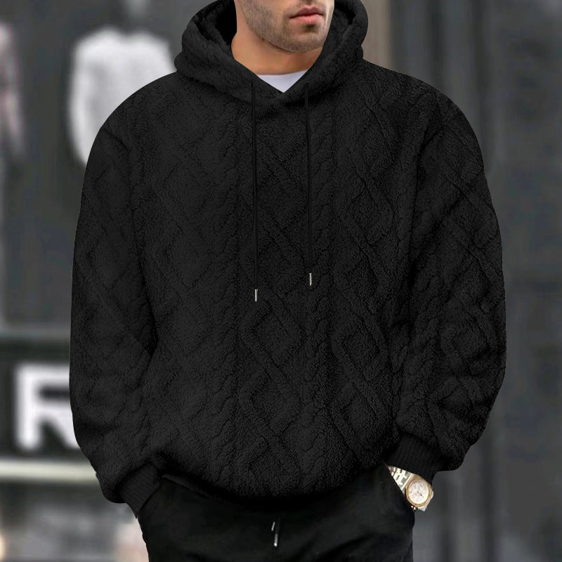 Sweat à Capuche Homme – Fleece Doux et Chaud avec Coupe Détendue et Look Actuel