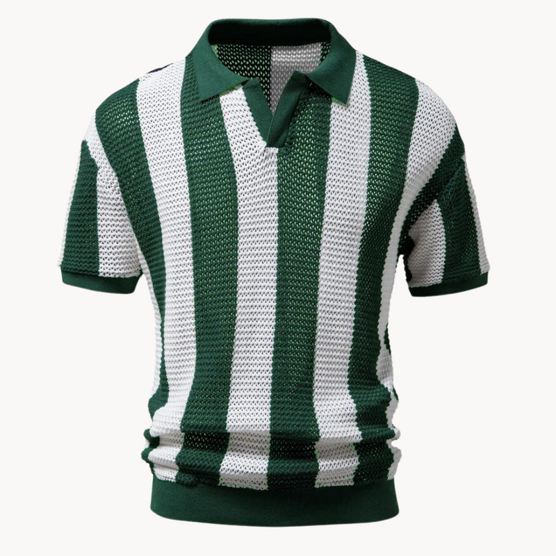 Polo Homme Élégant Slim Fit Manches Courtes