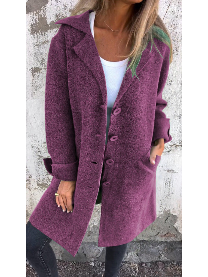 Manteau Femme Printemps Chic - Laine Douce et Légère pour Demi-Saison