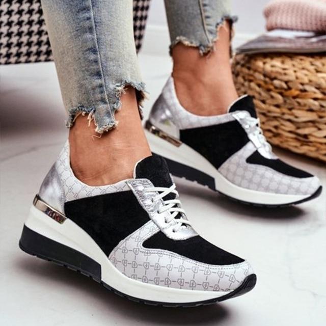 Baskets Talons Femmes Confortables