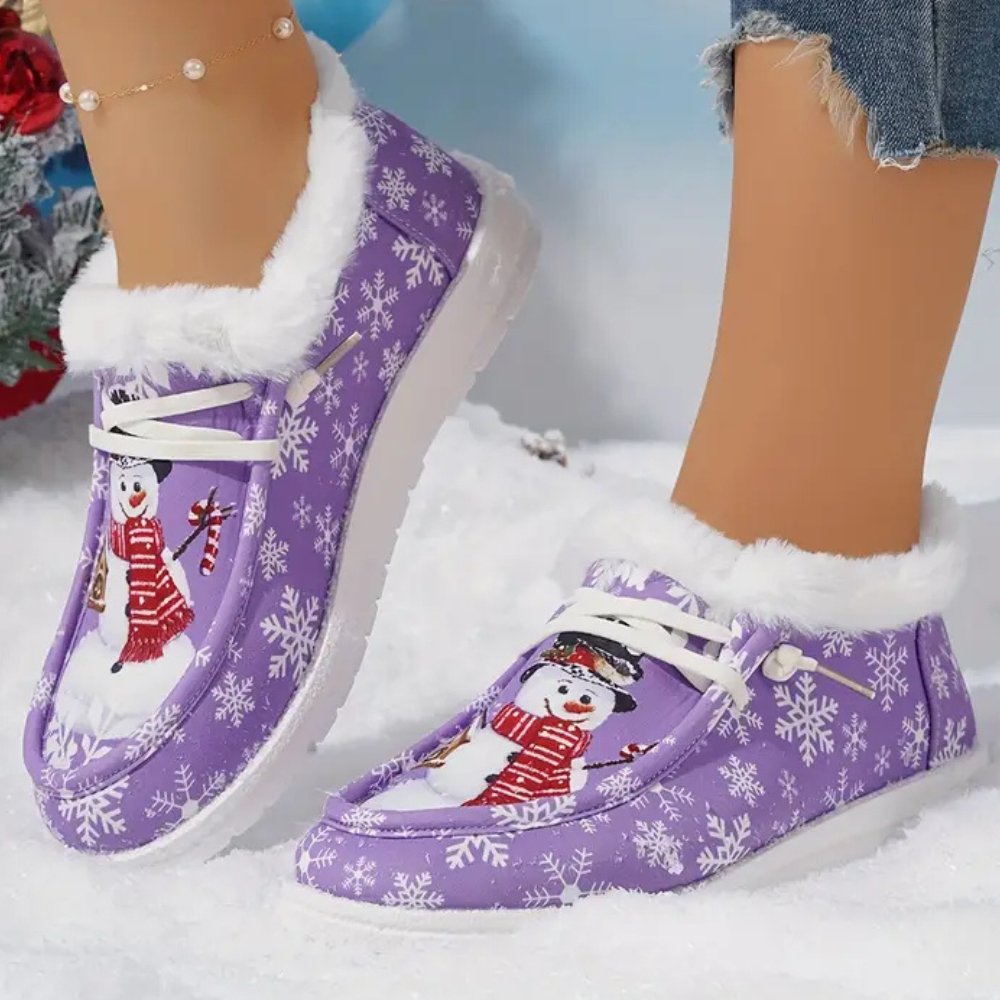 STARLA - Chaussures de Noël Tendance pour Femmes