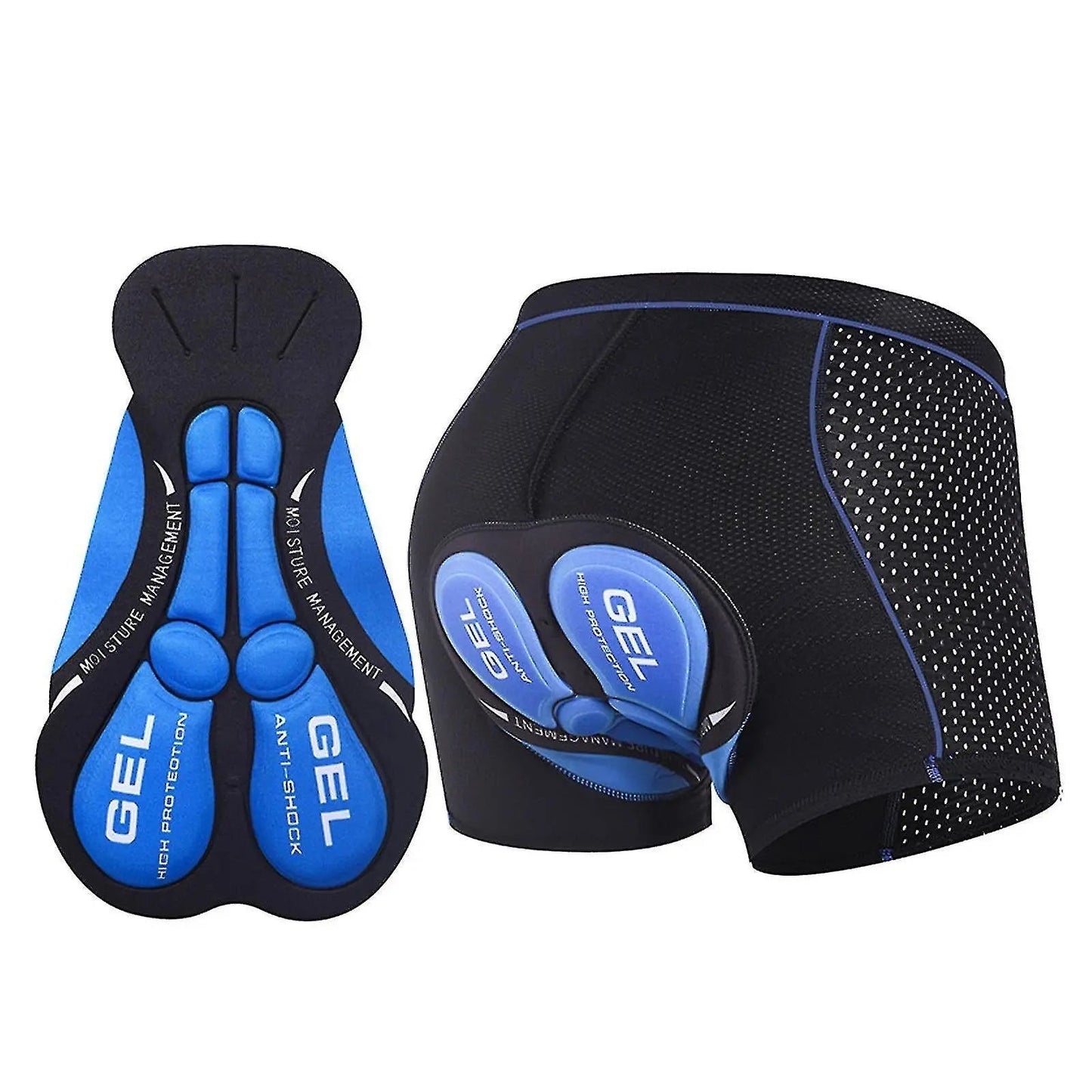 Chausson de vélo confort gel rouge noir homme