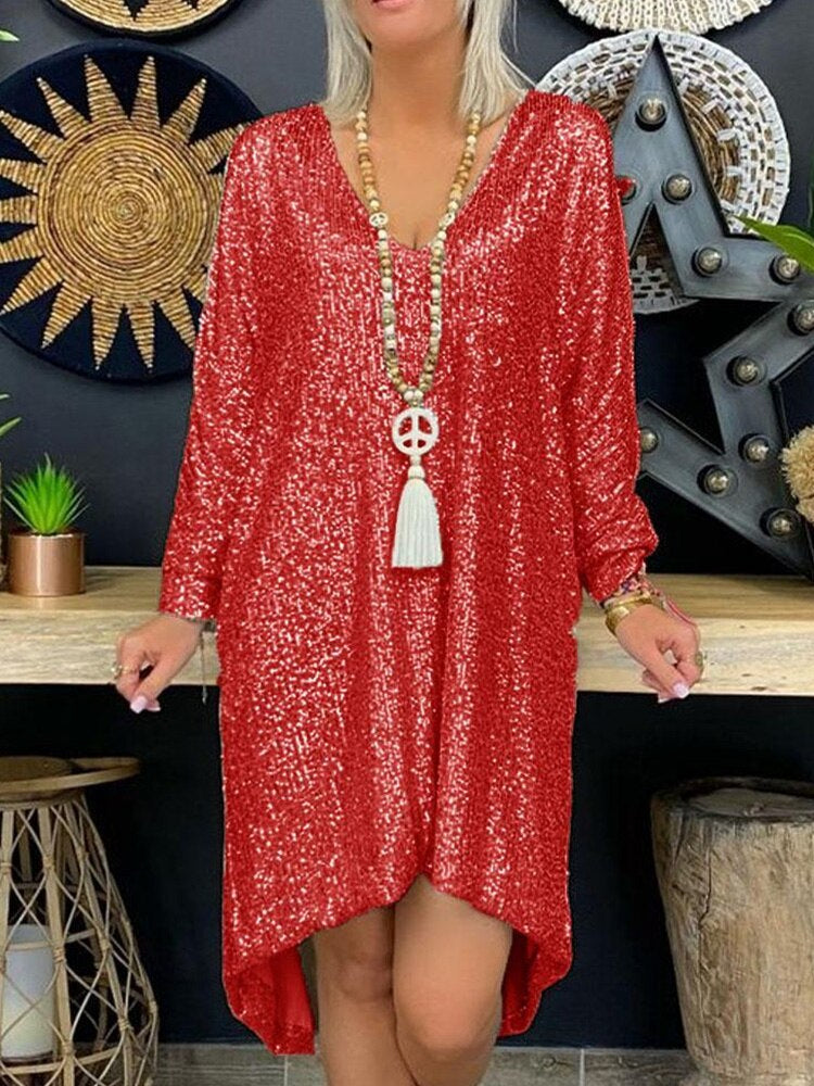Robe de Soirée Élégante en Paillettes pour Femmes
