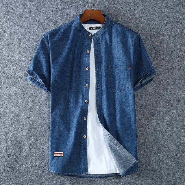 Chemise Homme Élégante à Manches Courtes