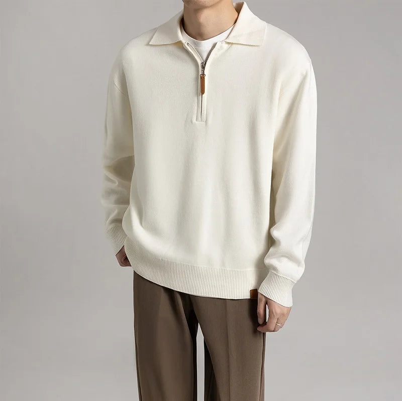 Pull Col Montant Élégant pour Homme