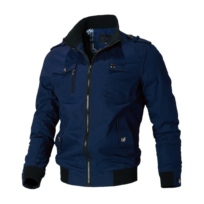 Veste Slim Zippée Homme Hiver
