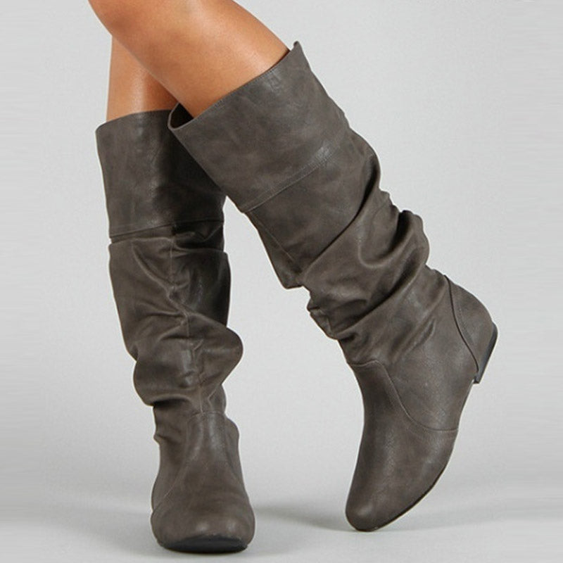 Bottes Femmes Chic Talon Plat