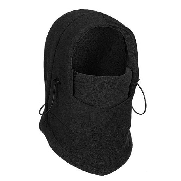 Cagoule Hiver 3-en-1 Étanche et Chaude pour Adultes