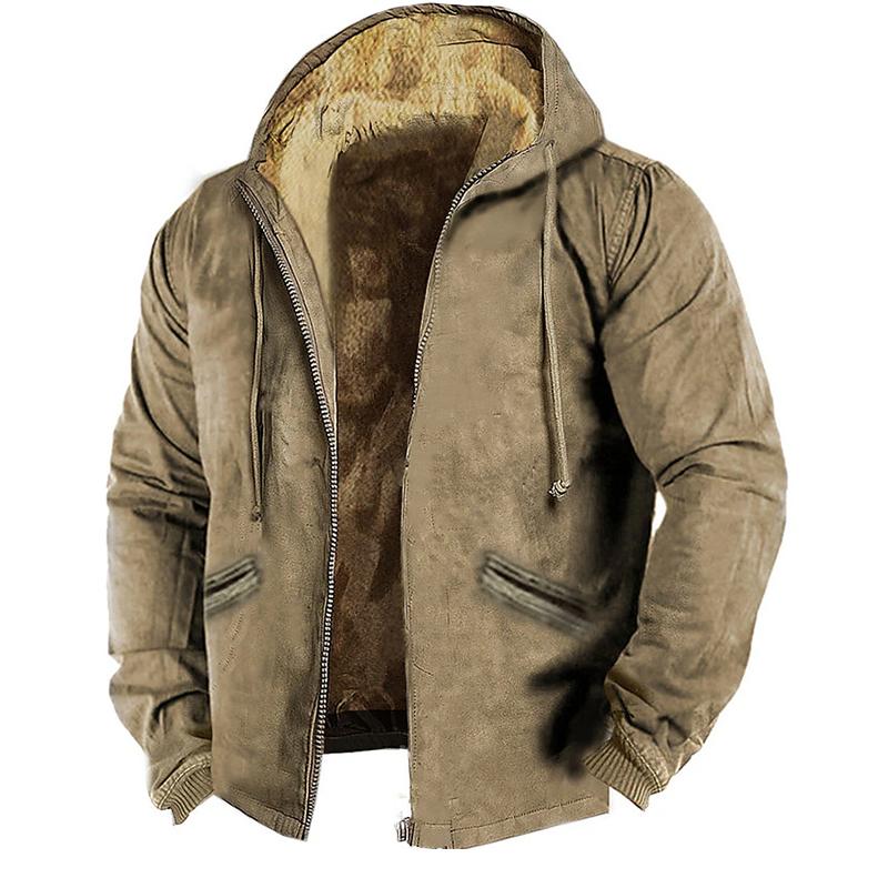 Veste Polaire Capuche Élégante Fermeture Éclair