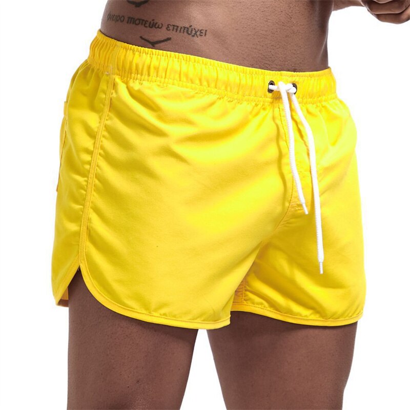 Short de bain confortable avec élasticité et style décontracté