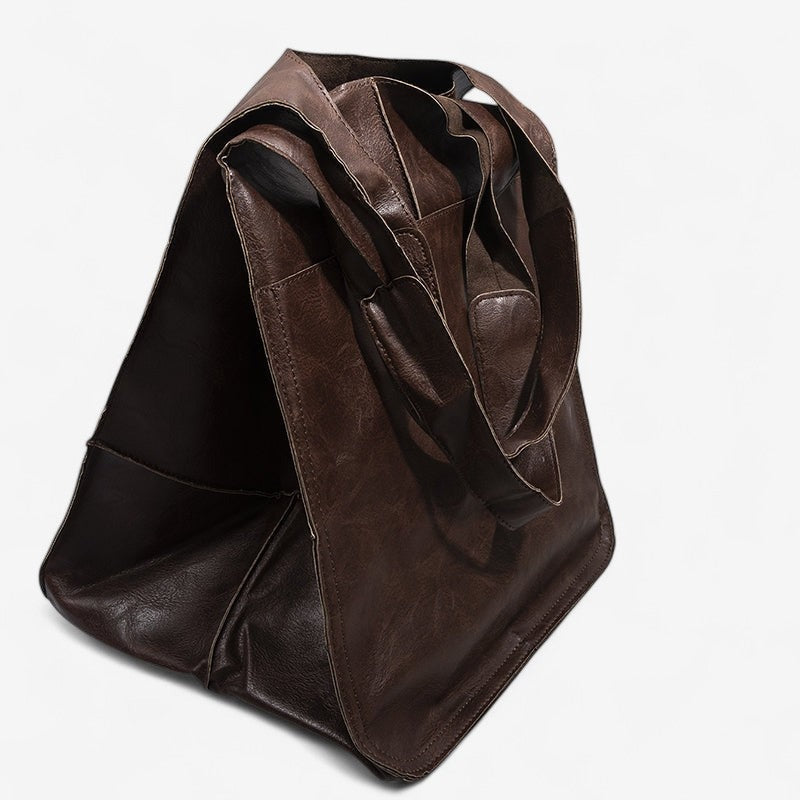 Sac à Main Cuir Grande Capacité Multi-Poches