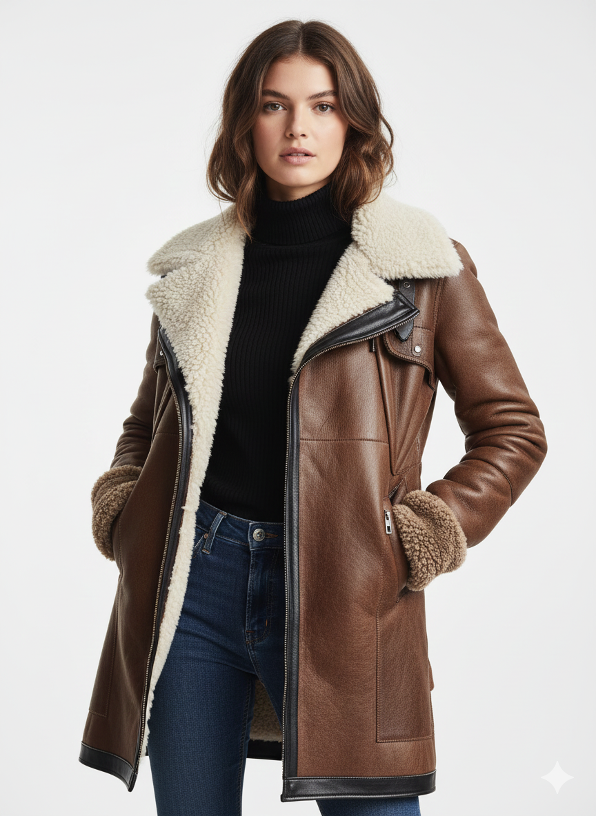 Manteau Féminin Hiver Chic - Veste Douillette au Style Actuel pour Femme - LuxeStyle