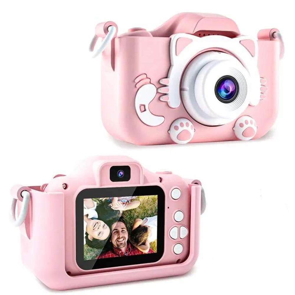 Appareil photo enfant créatif licorne rose